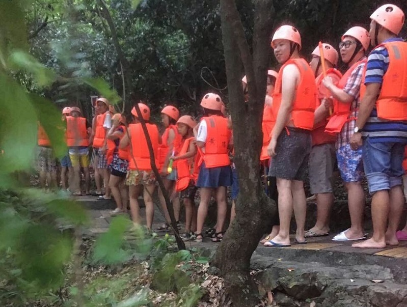 懷著無比興奮的心情等候漂流之旅