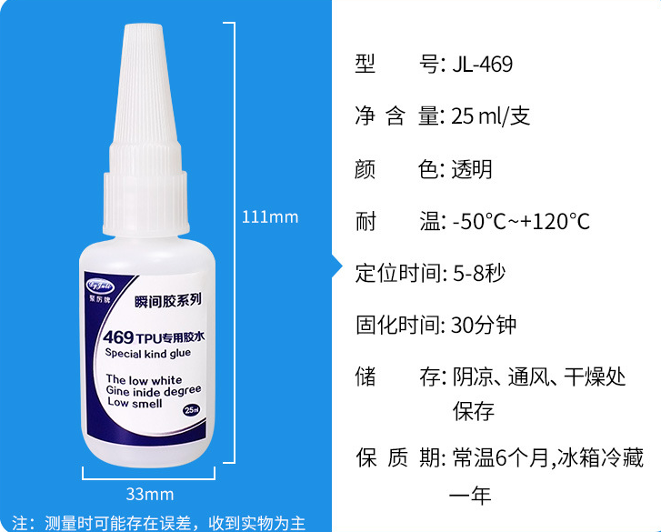無白化塑料瞬干膠
